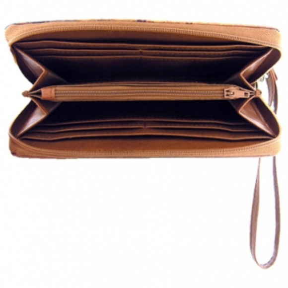 Hummingbird Large vegan clutch/wristlet wallet - Picture 5 of 5